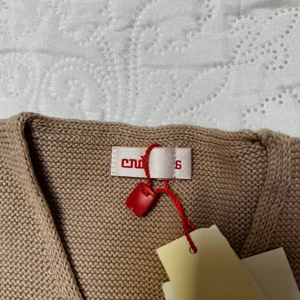 NWT Condor Cardigan Sweater Knit Cotton Size 6